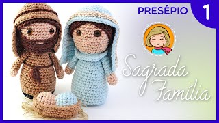 Presépio de Natal  Parte 1 Sagrada Família Amigurumi Passo a Passo [upl. by Severn478]