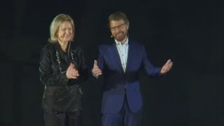 ABBA celebrate Eurovision win 40 years on at Londons South Bank [upl. by Ikeda571]