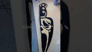 That one time I made a ghost face rug shortvideo shorts short halloween ghostface rugs diy [upl. by Atsirt288]