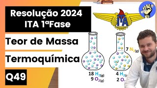 ✏️ Considere as afirmações a respeito da reação de combustão completa de misturas estequiométricas [upl. by Euqinehs786]