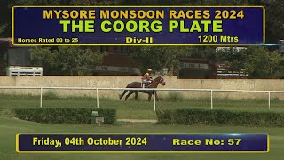 Race No 1 The Coorg Plate DIV  2 [upl. by Atnuahs119]