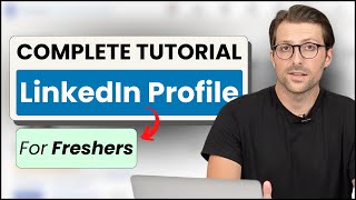 How To Create a LinkedIn Profile For Freshers  Students  No Experience [upl. by Aicilaana690]