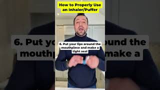 How to Properly Use an Inhaler  Puffer shorts asthma inhaler [upl. by Handbook338]