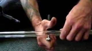 glass tube cutting [upl. by Refinne]