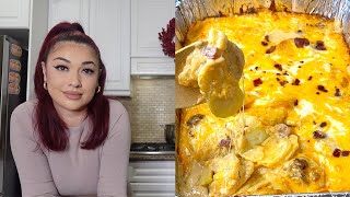 ROASTED GARLIC CHEESY POTATOES [upl. by Toni]