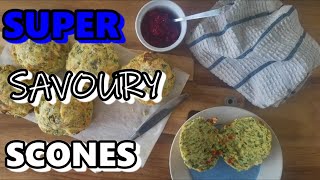 Soft and Fluffy SAVOURY SCONES Super Easy  Ep 93 [upl. by Trude464]