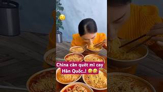 Gì mà ăn dữ thần zị food korean china trungquoc micay xkld an ngon nau mi cay soup [upl. by Nine]