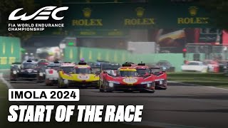 Race Start And First Minutes 🇮🇹 I 2024 6 Hours of Imola I FIA WEC [upl. by Otsirave381]