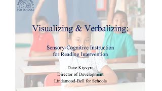 Visualizing and Verbalizing  SensoryCognitive Instruction for Reading Intervention [upl. by Norabel792]