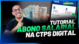 COMO CONSULTAR O ABONO SALARIAL DO PIS 2024 NA CTPS DIGITAL [upl. by Lynett624]