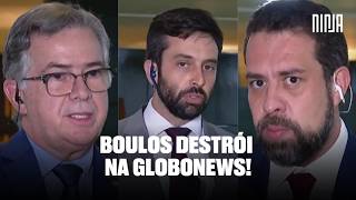 🔥Boulos destrói argumentos bolsonarista AO VIVO na Globo News🔥Bibo Nunes passou vergonha🔥 [upl. by Braun15]