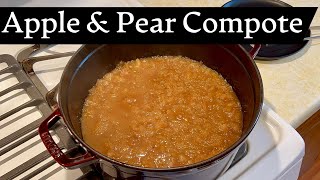 A Seasonal Delight Apple and Pear Compote Recipe [upl. by Kjersti]