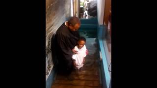 Kid Decides To Baptize Himself After Too Excited [upl. by Perrine14]