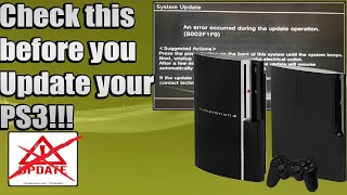 Check this before you Jailbreak or Install any Firmware on your PS3 [upl. by Courtney415]