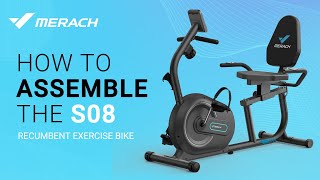 How to assemble the S08 Recumbent Exercise Bike [upl. by Erin642]