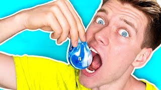 DIY Edible Water Bottle YOU CAN EAT NO PLASTIC Learn How To Make The Best DIY Liquid Food [upl. by Lyall]