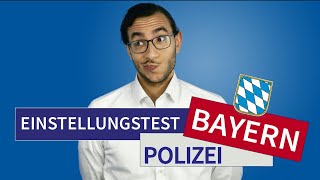 Einstellungstest Polizei Bayern 2024  Das musst du wissen einstellungstest polizei [upl. by Anivad]