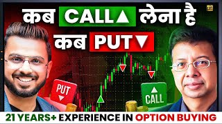 When to Buy Call amp Put Options  CE PE Option Buying Indicators  Stock Market Secrets [upl. by Jarv]