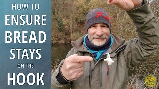 Bread Flake Fishing  How To Make Bread Stay On The Hook  Fishing With Bread Tips [upl. by Siusan]