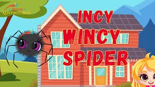 Incy Wincy Spider  Nursery Rhymes  The Book Of Adventures [upl. by Retsek235]