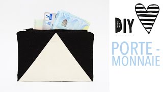 Einfaches Portemonnaie nähen  DIY MODE Nähanleitung amp Schnittmuster [upl. by Little]