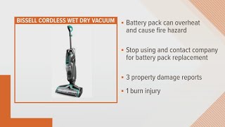 Bissell recalling some wetdry vacuums due to fire hazard [upl. by Jung]