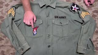 1960s US Army Imjin Scout Shirt  Korea DMZ  Advanced Combat Training Academy [upl. by Sukramal]