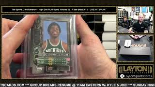 The Sports Card Almanac  High End Multi Sport Volume 16  Case Break 10 [upl. by Sherl]