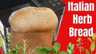 Easy Italian Herb Bread Recipe for Bread Machines [upl. by Heiskell]