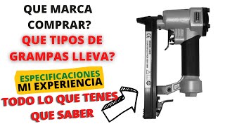 ¿QUE ENGRAMPADORA COMPRAR PARA TAPICERIA CreatividadTapivic [upl. by Eatnom]