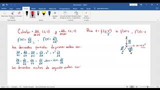 Ejercicio Taller o Parcial cálculo varias variables Derivadas Parciales [upl. by Nas8]