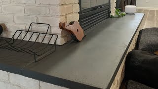 Make Concrete Fireplace Hearth [upl. by Bysshe99]