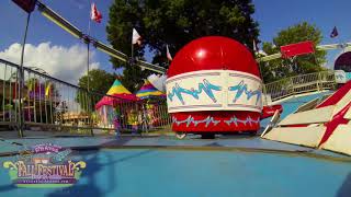 2018 Fall Festival Tilt a Whirl Ride [upl. by Ytirev]