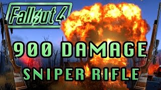 900 Damage Sniper Rifle The Instigator  Fallout 4 [upl. by Ennylcaj]