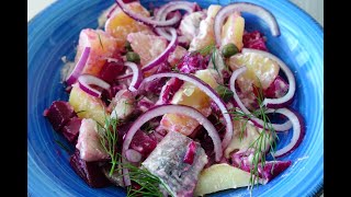 haringsalade met bieten uit eigen moestuin [upl. by Davina668]