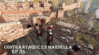 Contraataque en Marsella  Mount and Blade 2  Europe 1100  Gameplay Español Ep 34 [upl. by Corry]