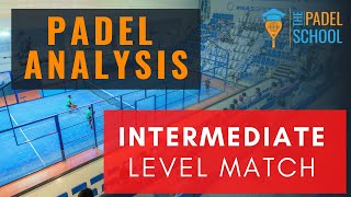 Padel Match Analysis INTERMEDIATE Level [upl. by Kursh812]