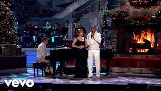 Andrea Bocelli Reba McEntire  Blue Christmas [upl. by Atteuqehs174]