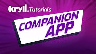 Companion App iOSAndroid  Kryll tutorials [upl. by Reed]