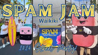 🌺Exploring the Flavorful Wonders of the 20th Waikiki Spam Jam Festival SPAM Block Party waikiki🎉 [upl. by Alemahs]