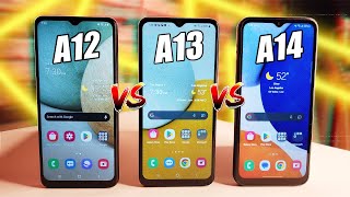 Samsung Galaxy A14 vs A13 vs A12  Which Is The Best [upl. by Lelia]