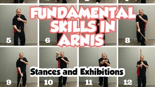 FUNDAMENTAL SKILLS IN ARNIS  STANCES AND EXHIBITIONS [upl. by Doris]