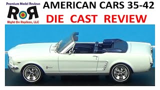 American Car Series Issues 3542 143 Scale De Agostini Die Cast Model Review [upl. by Llywellyn]