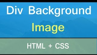 Set background image in div box using html and css  css div box container [upl. by Gilead127]