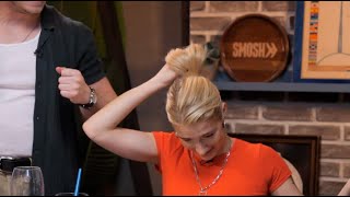 shayne topp got paint in courtney millers ponytail [upl. by Ruhnke314]