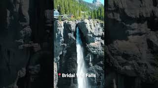 Summer in Colorado Bridal Veil Falls in Telluride 😍 colorado youtube reels [upl. by Laenej]