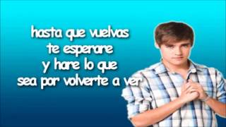 Jorge Blanco Te Esperare Letra [upl. by Yorgen613]