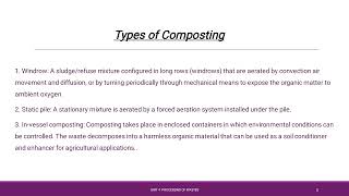 Resource recovery from solid waste Composting and biomethanation [upl. by Ane]