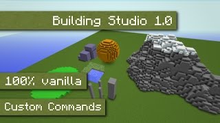 Minecraft Building Studio  Custom Commands  vanilla English [upl. by Eikcid55]