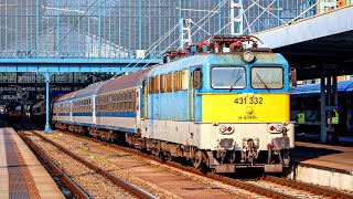 Hungarian Railways Trains at Budapest Nyugati station 🇭🇺  MÁV  2023 [upl. by Amahcen]